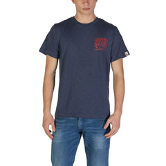 Replay Blauw Katoenen T-shirt