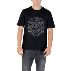 Gianni Lupo Black Cotton T-Shirt