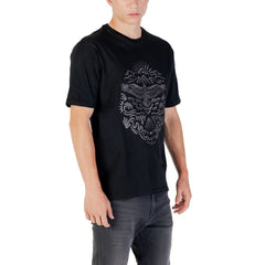 Gianni Lupo Black Cotton T-Shirt