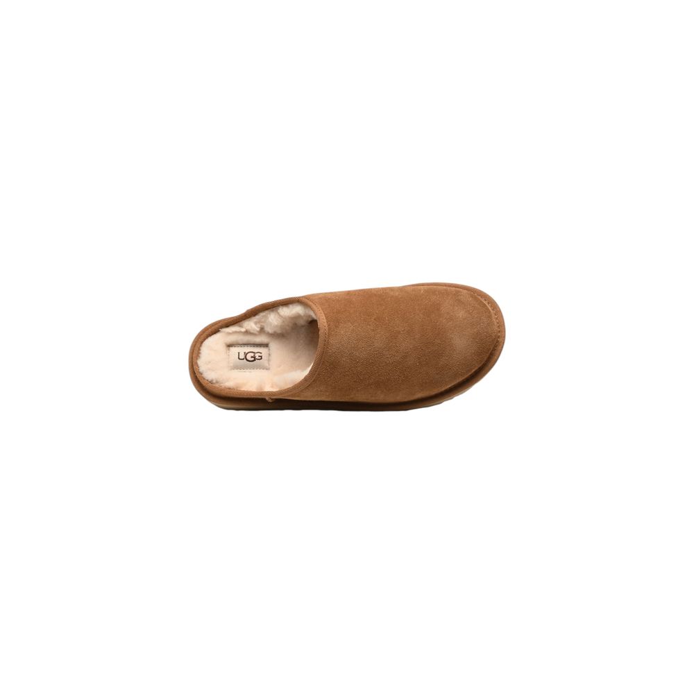UGG Beige Clogs aus Wildleder