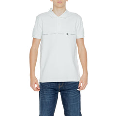 Grünes Poloshirt aus Baumwolle von Calvin Klein Jeans
