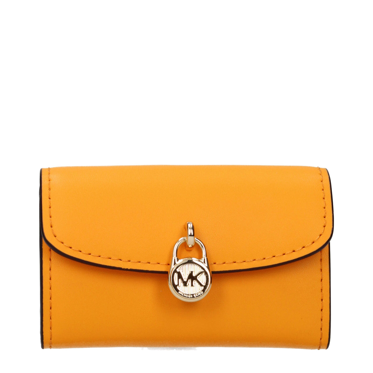 Michael Kors Geldbörse aus orangefarbenem Leder