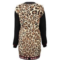 Gaelle Paris Beige Wollen Damesjurk
