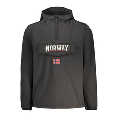 Norwegen 1963 Schwarze Polyester-Herrenjacke