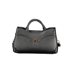 Guess Jeans Schwarze Polyurethan-Damenhandtasche