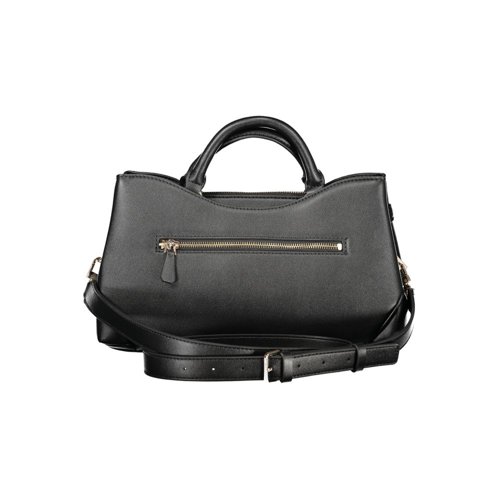 Guess Jeans Schwarze Polyurethan-Damenhandtasche