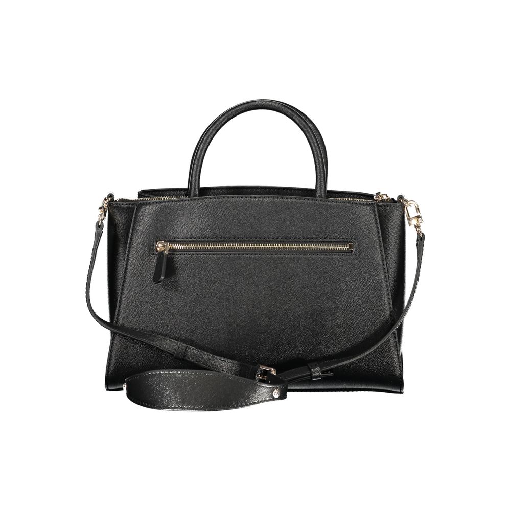 Guess Jeans Damen Handtasche aus schwarzem Polyurethan