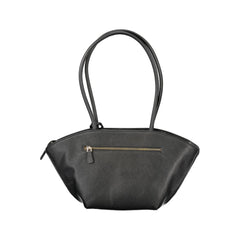Guess Jeans Schwarze Polyurethan-Damenhandtasche