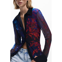 Desigual Black Polyester Shirt