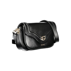 Guess Jeans Zwarte Polyurethaan Dameshandtas