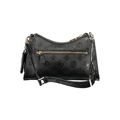 Guess Jeans Zwarte Polyurethaan Dameshandtas