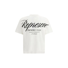 Represent White Cotton T-Shirt
