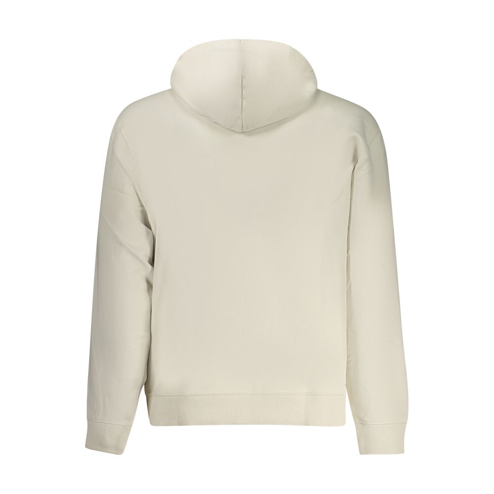 Calvin Klein Beiger Herren-Kapuzenpullover aus Baumwolle