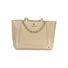 Laura Biagiotti Beige PVC Damen Handtasche