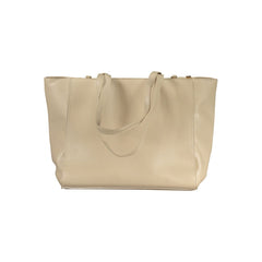 Laura Biagiotti Beige PVC Damen Handtasche