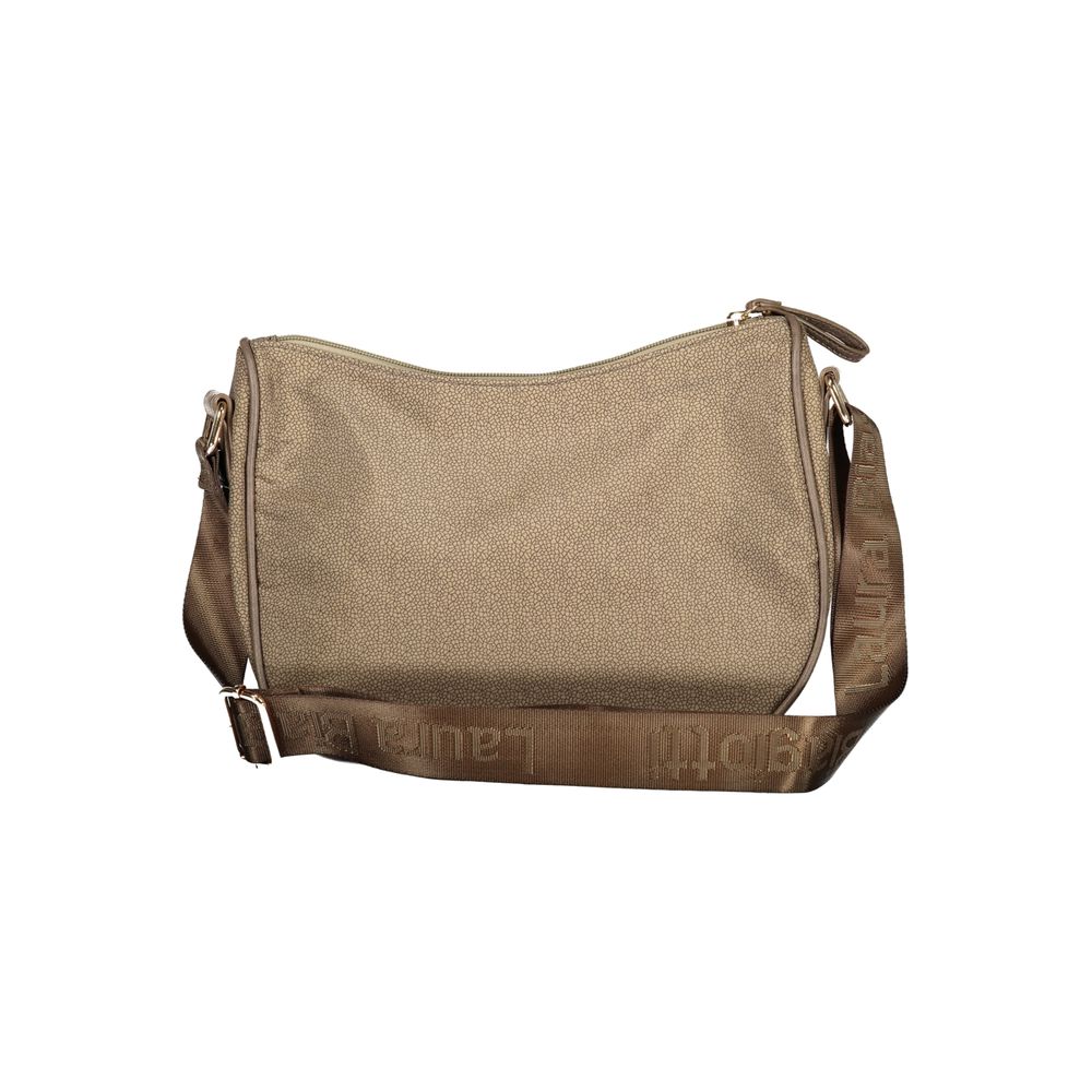 Laura Biagiotti Beige Polyester Damen Umhängetasche