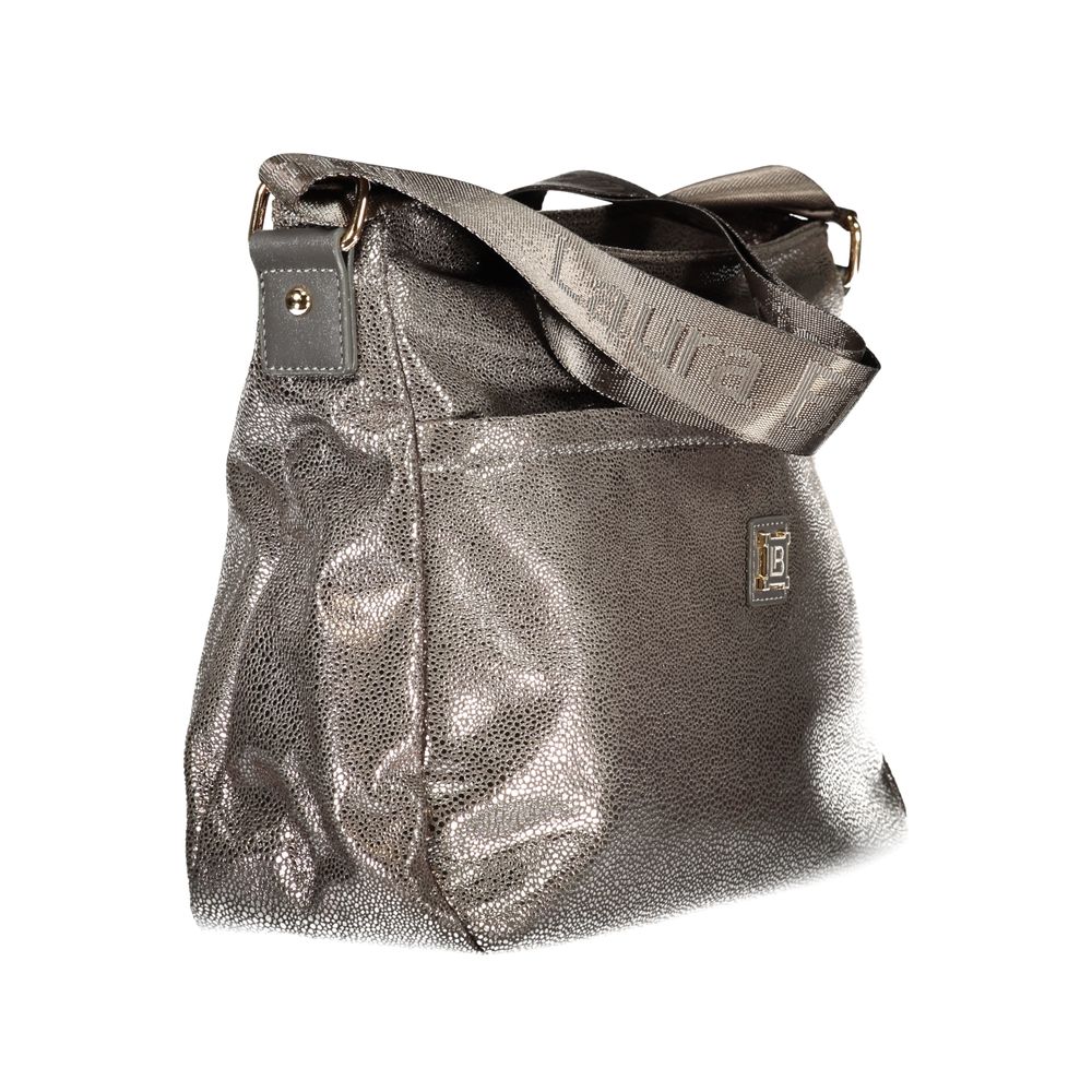 Laura Biagiotti Grigio Polyester Damen Handtasche