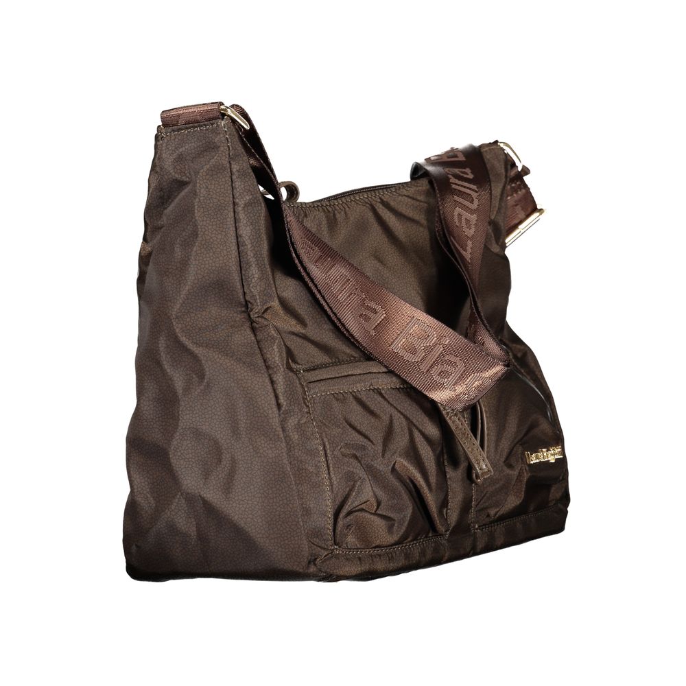 Laura Biagiotti Marrone Polyester Damen Handtasche