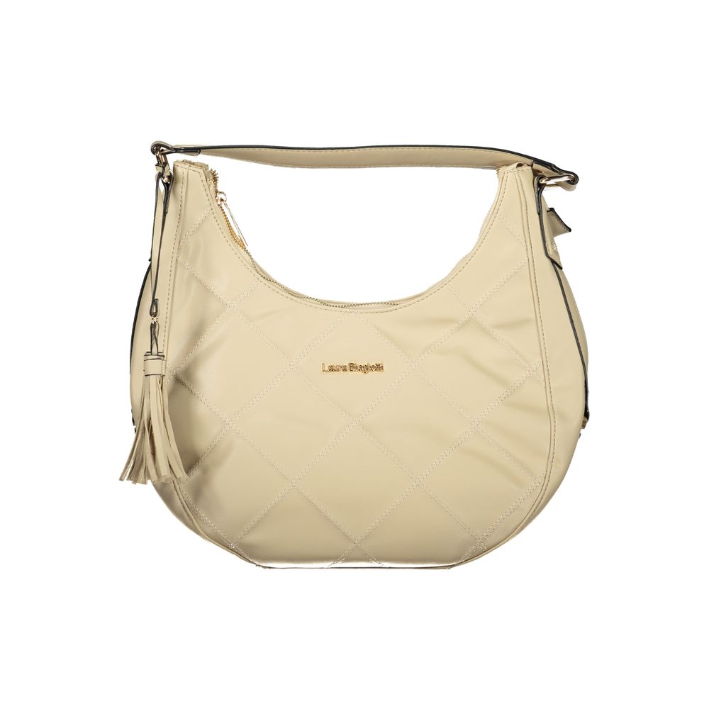 Laura Biagiotti Beige PVC Damenhandtasche