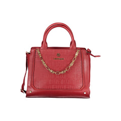 Laura Biagiotti Rote PVC Damen Handtasche