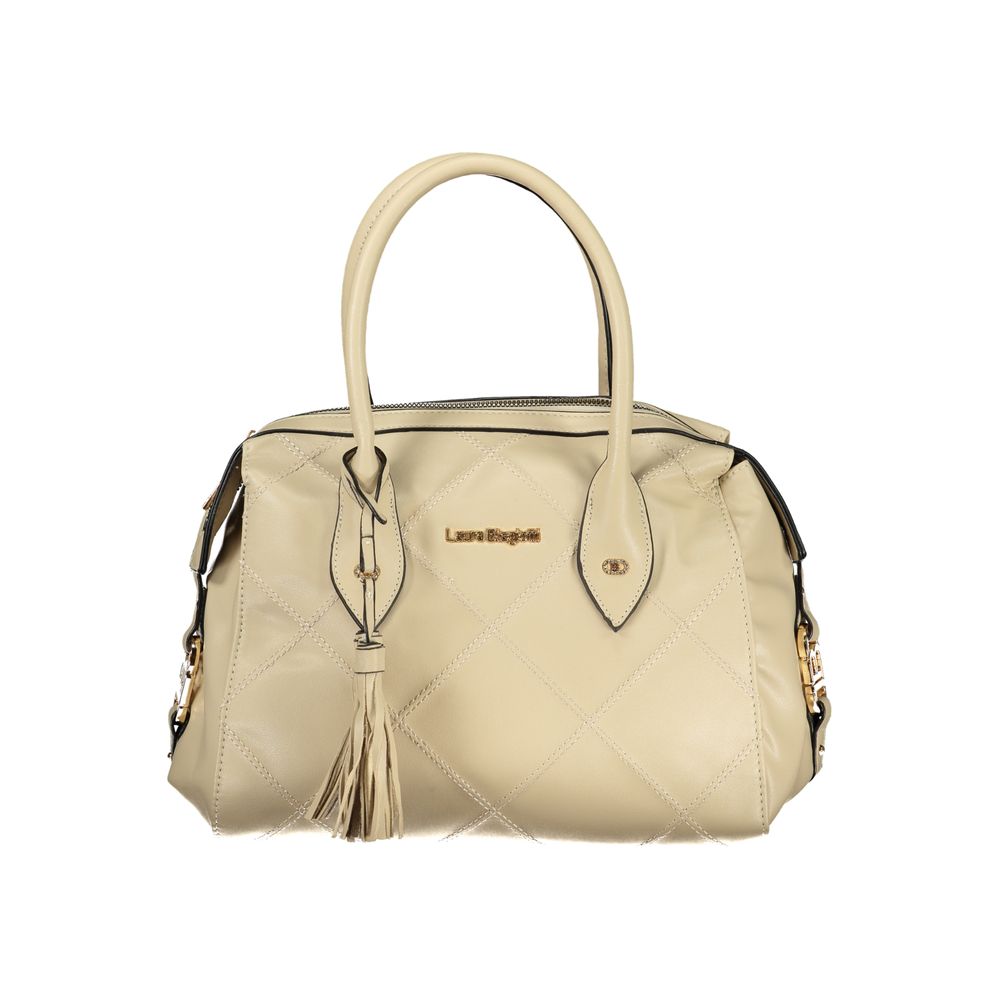 Laura Biagiotti Beige PVC Damen Handtasche