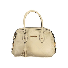 Laura Biagiotti Beige PVC Damen Handtasche