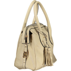 Laura Biagiotti Beige PVC Damen Handtasche