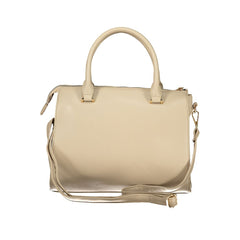 Laura Biagiotti Beige PVC Damen Handtasche