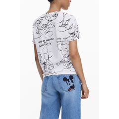 Desigual Bianco Katoenen Dames T-shirt