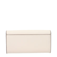 Michael Kors Beige Leren Portemonnee