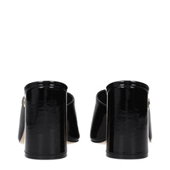 Jimmy Choo Schwarze Plateau-Sandalen aus Leder