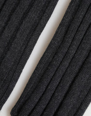 Dolce & Gabbana Black Virgin Wool Knitted Fingerless Gloves
