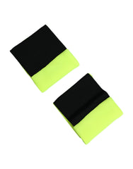 Dolce & Gabbana Geel Groen DG Logo Polyester 1 Paar Polsband