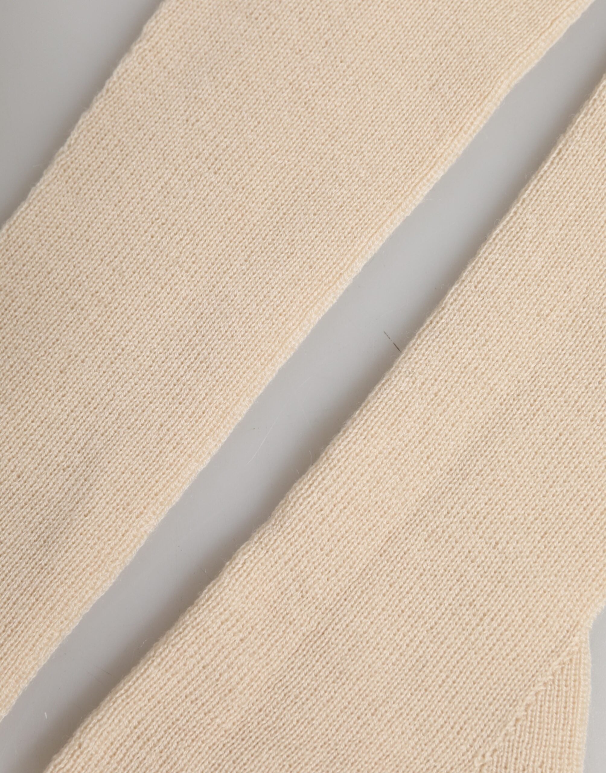 Dolce & Gabbana Beige Woll-Stulpen (fingerlos) für Damen