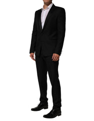Dolce & Gabbana Zwart 2 Knopen Jas Formeel 2-Delig Pak