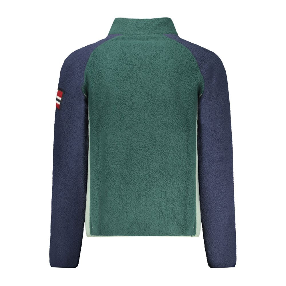 Noorwegen 1963 Verde Polyester Heren Sweatshirt
