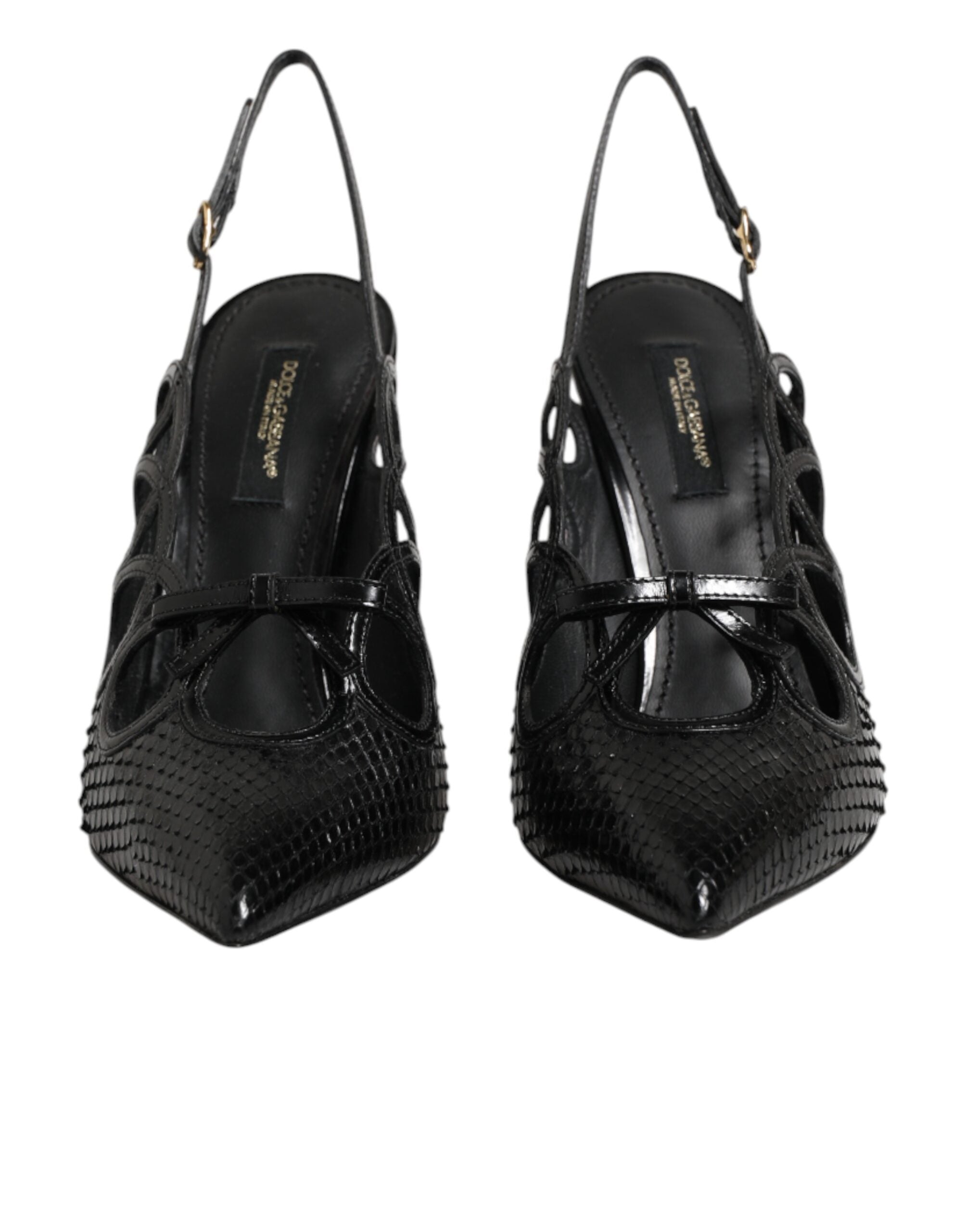 Dolce & Gabbana Slingback-Pumps aus Leder
