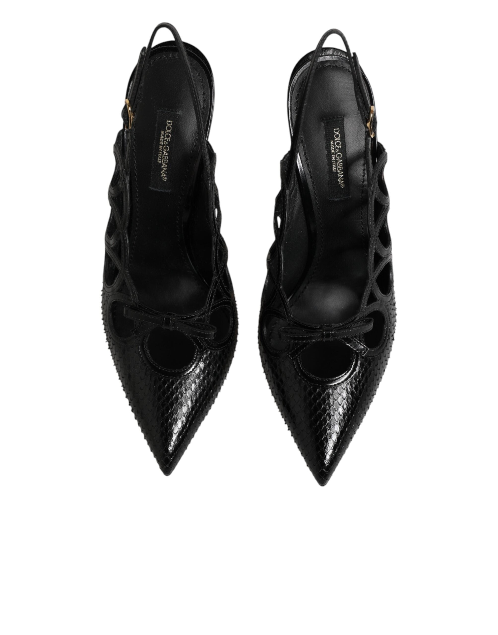 Dolce & Gabbana Slingback-Pumps aus Leder