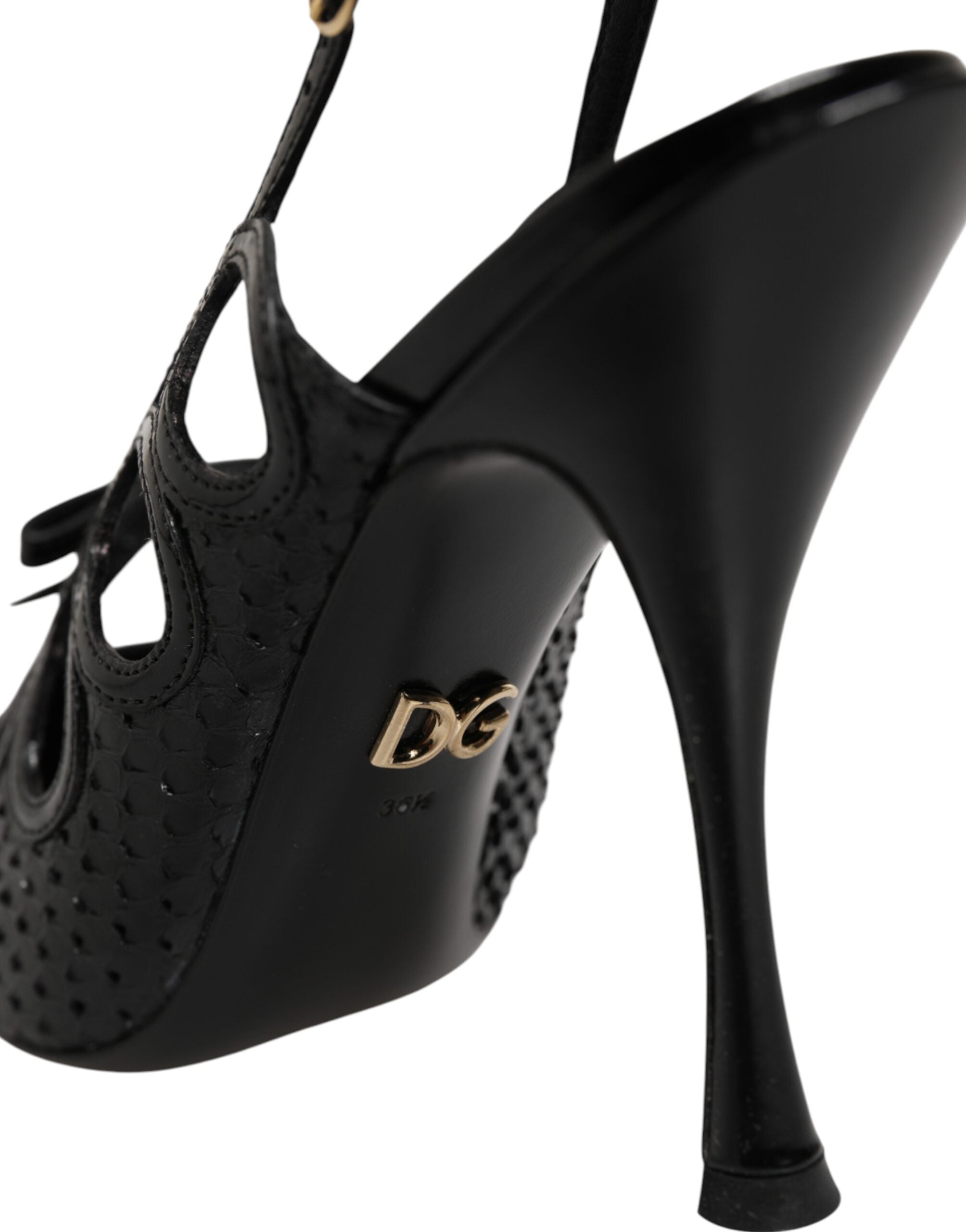Dolce & Gabbana Slingback-Pumps aus Leder