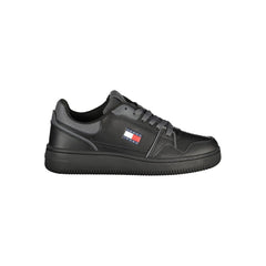 Tommy Hilfiger Schwarzer Polyurethan Damen-Sneaker