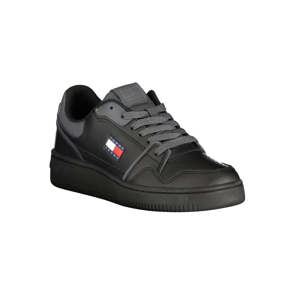 Tommy Hilfiger Schwarzer Polyurethan Damen-Sneaker