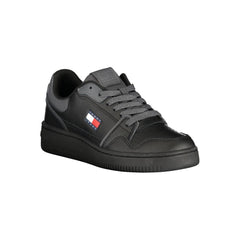 Tommy Hilfiger Schwarzer Polyurethan Damen-Sneaker