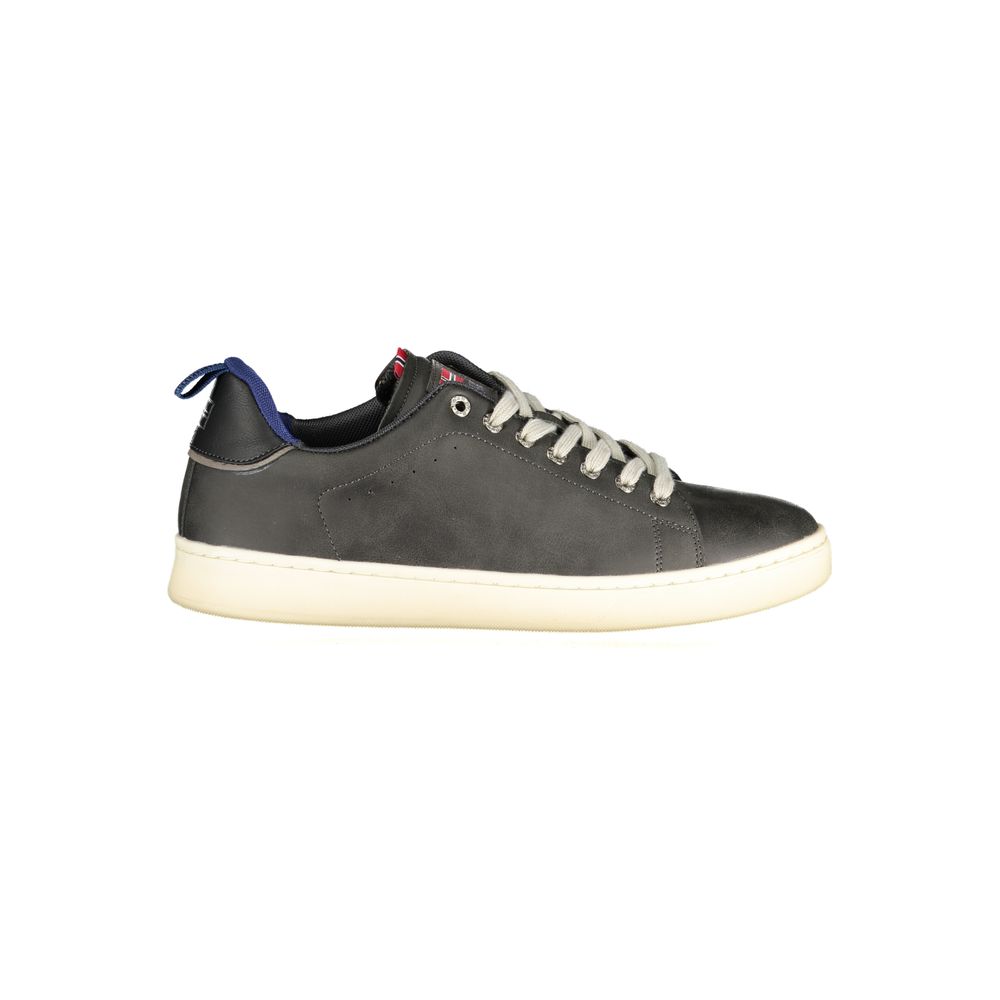 Norwegen 1963 Schwarzer Polyurethan-Herren-Sneaker