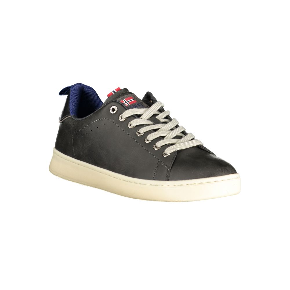 Norwegen 1963 Schwarzer Polyurethan-Herren-Sneaker