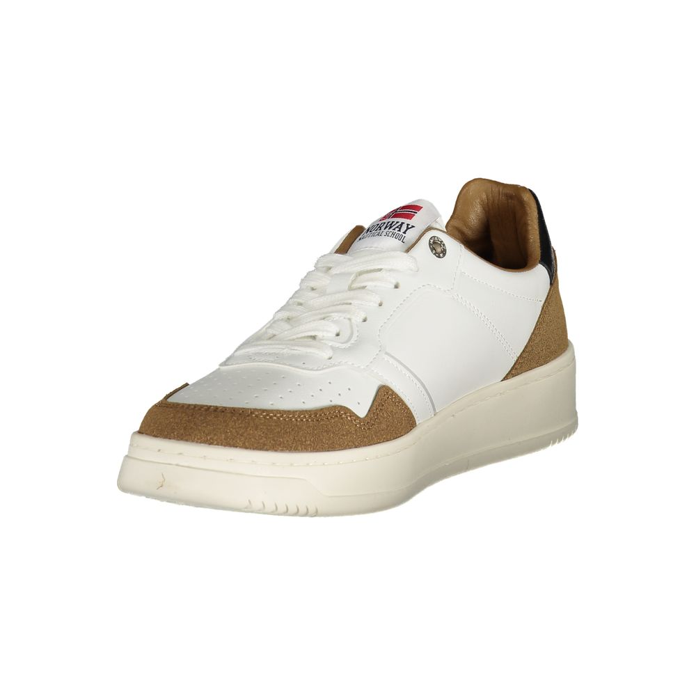 Norway 1963 Bianco Polyurethane Men Sneaker