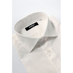 Baldinini Trend White Cotton Men's Shirt