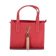 Mario Valentino Red Polyethylene Women Handbag
