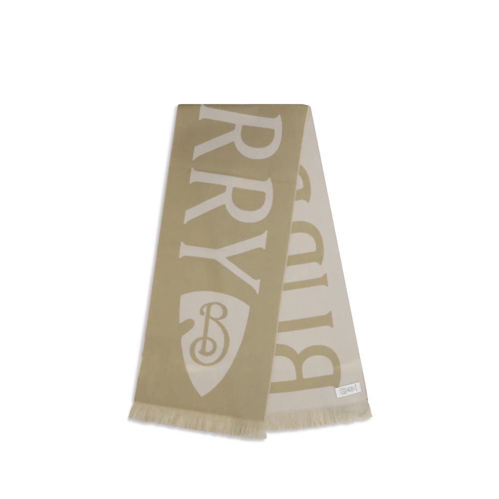 Burberry Schal aus beigefarbener Wolle