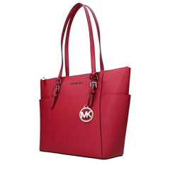 Michael Kors Rode Leren Schoudertas