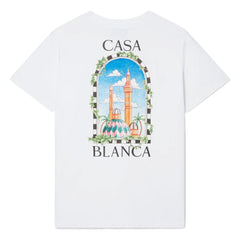 Casablanca White Cotton T-Shirt